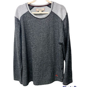 Tommy Bahama Color Block Sweatshirt Gray Round Neck XL